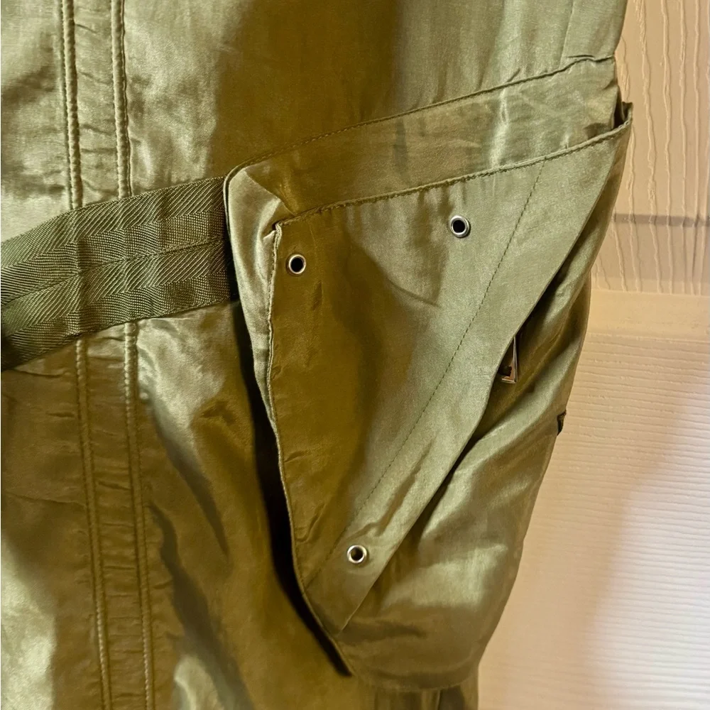 Polo Ralph Lauren Women’s Minimalist Utility Jumpsuit Moss Green Size 4 - Picture 6 of 16